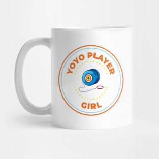 Yoyo player girl Mug